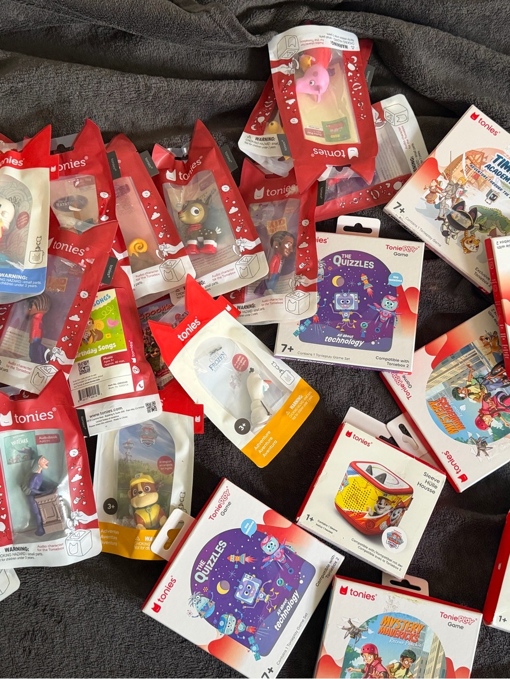 27 Tonies Figures/6 Tonieplay Games for Toniebox 2/ 2 Tonie Sleeve (bundle of 35 - Picture 5 of 6